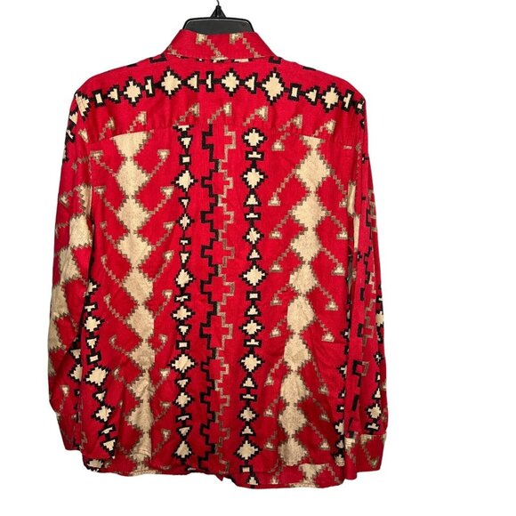Lauren Ralph Lauren Aztec Shirt women’s size 1X southwestern button down - Picture 2 of 11
